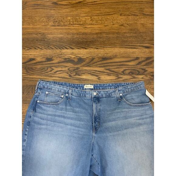 NWT Madewell The Plus Curvy Perfect Vintage Wide-Leg Cropped Jean Size 28W - Picture 5 of 7